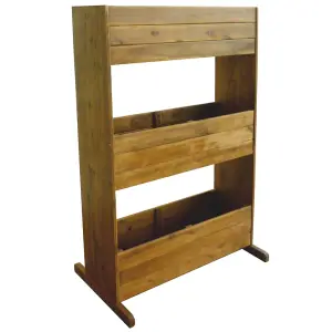 Berkfield 3-Tier Garden Raised Bed Solid Acacia Wood