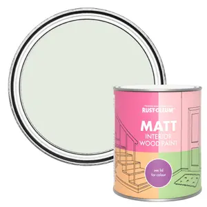 Rust-Oleum Sage Mist Matt Interior Wood Paint  750ml