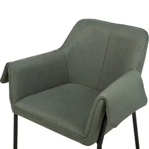 Armchair ARLA Fabric Dark Green