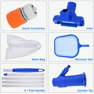 Swimming Pool Maintenance Cleaning Kit