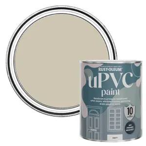 Rust-Oleum Silver Sage Matt UPVC Paint 750ml