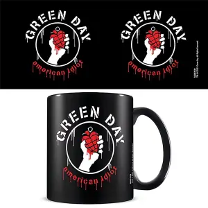 Green Day American Idiot Mug Black/White/Red (One Size)