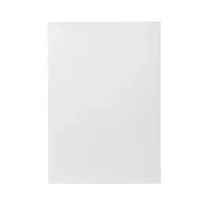 GoodHome Balsamita Matt white Slab Highline Cabinet door (W)500mm (H)715mm (T)16mm