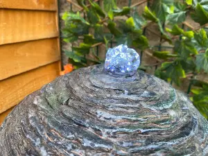 Compact Earth Stone Modern Mains Plugin Powered Water Feature