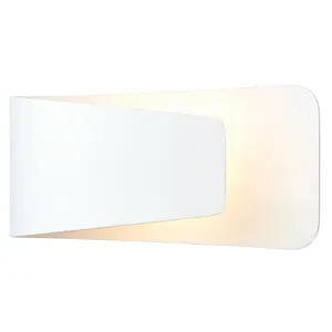 Wall Light Matt White Paint 7.5W LED Module Dimmable Living Room