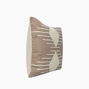 Nomadica Diamond Cushion - Cotton - L50 x W50 x H1 cm - Beige