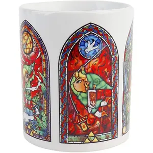 The Legend Of Zelda Stained Gl Mug Multicoloured (One Size)