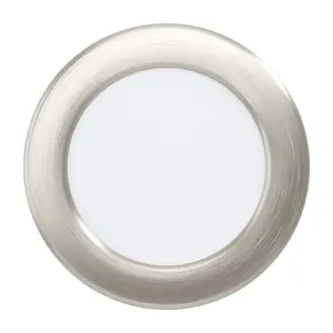 Wall / Ceiling Flush Downlight Satin Nickel Steel 5.5W Built in LED