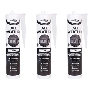 Bond It Rain-Mate All Weather Sealant Clear 300ml Pack of 3