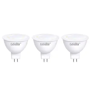 ExtraStar 6W LED Bulb MR16 daylight 6500K pack of 3