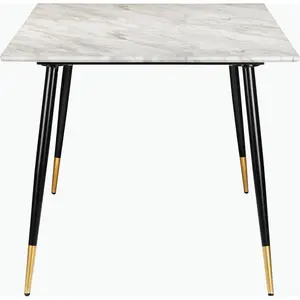 Arianna Metal Base Dining Table H76 x L120 x W80cm