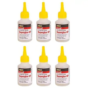 Everbuild Industrial Glue General Purpose 20g (Pack Of 6)