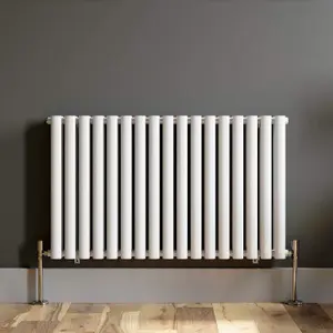 Nes Home 1020 X 600 mm Double Oval Tube White Radiator