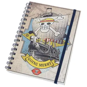 One Piece Live Action Going Merry Notebook Brown/Yellow/Blue (One Size)