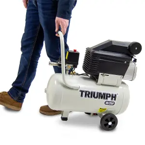 Air Compressor Triumph 10/25P Portable, Commercial, 25L, 8.5CFM, 2HP