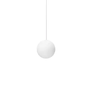 Ideal Lux Mapa Bianco Globe Pendant Ceiling Light White