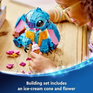 Stitch Inspired Building Block Kit For Kids