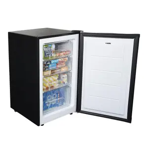 SIA UCF50BL 50cm Black Freestanding Under Counter Freezer 80L