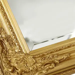 Madeleine Glass Mirror Gold / 74cm W x 163cm W