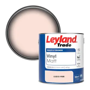 Leyland Trade Vinyl Matt Walls & Ceilings Emulsion Paint (S 0515-Y90R) 2.5L