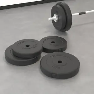 Weight Plates 4 pcs 30 kg Cement Fitness Gym Essential