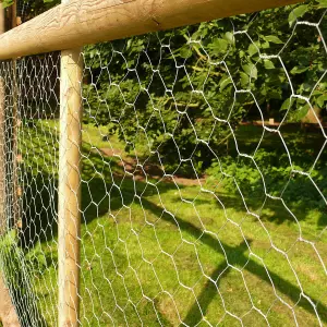 Kingfisher Galvanised Chicken Wire Mesh Netting Cage Aviary Fence 6m x 0.9m 25mm