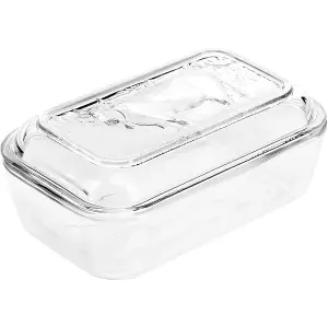 Luminarc Cow Butter Dish Clear (One Size)