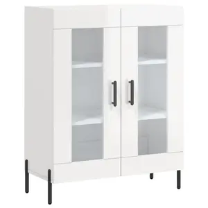 Stonefort Display Cabinet High Gloss White