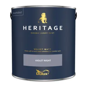 Dulux Trade Heritage Violet Night Velvet matt Wall paint, 2.5L