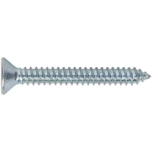 100 Pack of 6.3 x 51mm Self Tapping Countersunk Screws with Pozi Head