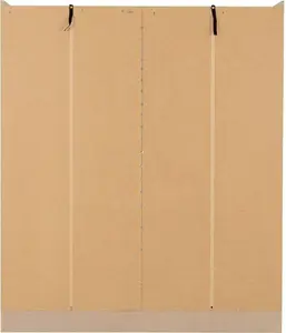 Cascio 4 Door Wardrobe Zipcode Design Finish: Sonoma Oak Effect