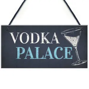 Red Ocean Gift For Him Her Vodka Palace Friendship Gift Man Cave Home Bar Pub Plaque Kitchen Decor Sign