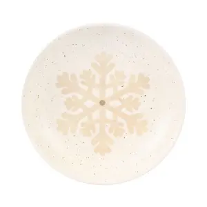 Something Different Snowflake Incense Holder Off White (One Size)