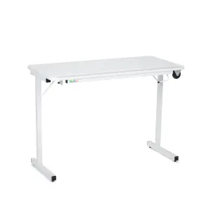 Craft and Hobby Table Fully Assembled White 101.5 x 50 x 71.5cm