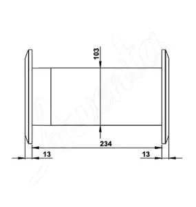 100mm Extractor Fan with Thermostat Ventilation System