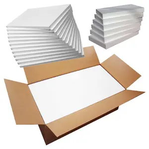 30 x White Rigid Polystyrene Foam Sheets 1000x500x50mm  Thick EPS70 SDN Slab Insulation Boards