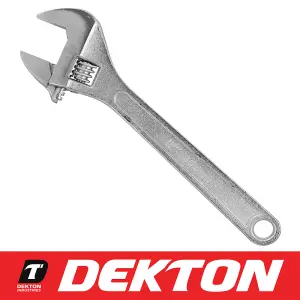 Dekton Adjustable Spanner Monkey Wrench 12" 300mm Size Heat Treated Carbon Steel