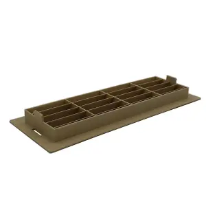 Kair Beige Airbrick Grille with Surround for 204mm x 60mm Ducting