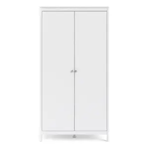 Madrid Wardrobe with 2 doors in White