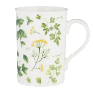 Price & Kensington Set of 6 Garden Herbs Dill & Lavender Mug 300ml