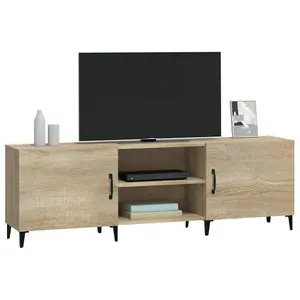 vidaXL TV Cabinet Sonoma Oak 150x30x50 cm Engineered Wood