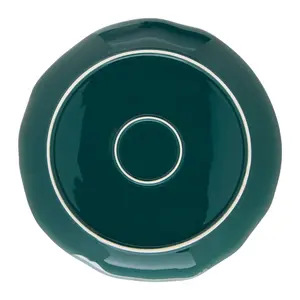 Maison by Premier Bali Dark Green Dinner Plate