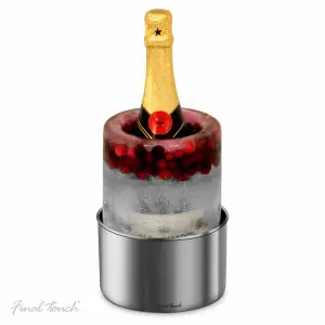 Final Touch Unique Ice Wine Champagne Bottle Chiller Cooler Bucket