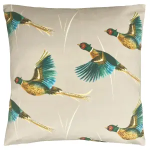 Evans Lichfield Country Flying Pheasants Flying Pheasants Feather Rich Cushion