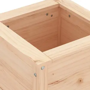 Berkfield Garden Planter 40x40x39 cm Solid Wood Pine