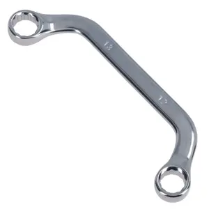 12mm + 13mm Half Moon Ring C Obstruction Spanner Wrench 12 Sided Bi-hex