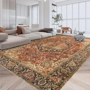 Traditional Non Slip Area Rug Majestic Cashmere Rug Living Room Bedroom Carpets