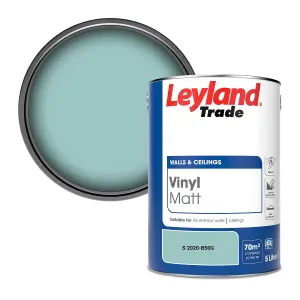 Leyland Trade Vinyl Matt Walls & Ceilings Emulsion Paint (S 2020-B50G) 5L