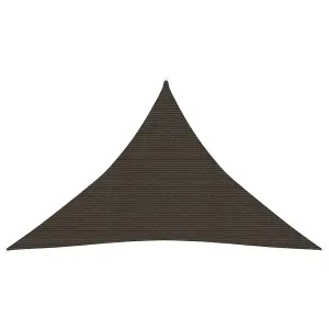 Berkfield Sunshade Sail 160 g/m2 Brown 4x4x5.8 m HDPE