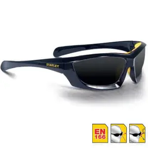 STANLEY SY180-2D Smoke Full Frame Safety Glasses for Maximum Protection